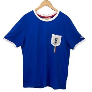 FIFA World Cup Brazil 2014 Italy T-Shirt Size Large